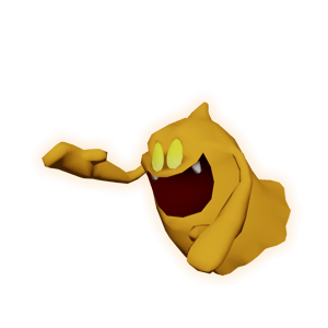 This is the Avatar Image for the Gold Ghost [Luigi Mansion 1] AI Voice and Text to Speech Generator